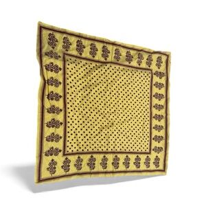 FREE PEOPLE BANDANA SCARF YELLOW 29x29